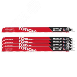 Полотно для сабельной пилы THE TORCH NITRUS 300 TCT (5шт) (48005563) - Milwaukee