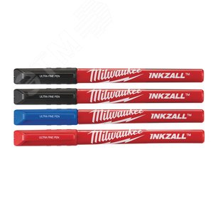 Ручки INKZALL Fine Tip Цветные (4шт) (48223165) - Milwaukee