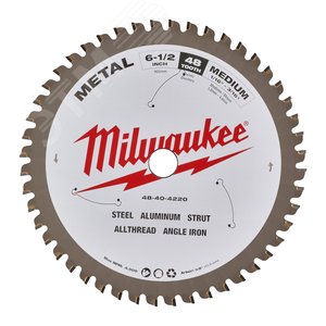 Диск пильный для циркулярной пилы по металлу 165x5/8x1.6x48 (48404220) - Milwaukee