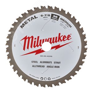 Диск пильный для циркулярной пилы по металлу 174x20x1.6x60 (48404225) - Milwaukee