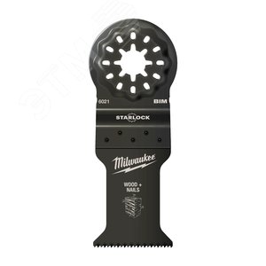 Полотно биметаллическое 35 мм по древесине с гвоздями (48906021) - Milwaukee
