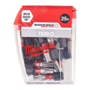 Насадка SHOCKWAVE TX20 25 мм (25шт) (4932430875) - Milwaukee