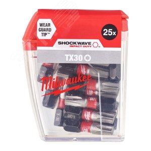 Насадка SHOCKWAVE TX30 25 мм (25шт) (4932430886) - Milwaukee