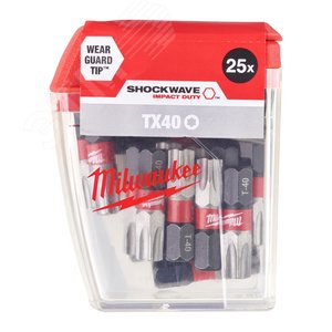Насадка SHOCKWAVE TX40 25 мм (25шт) (4932430889) - Milwaukee
