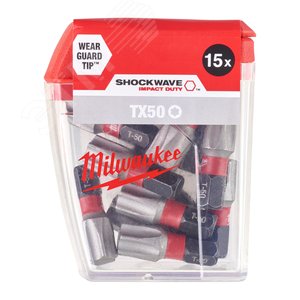 Насадка SHOCKWAVE TX50 25 мм (15шт) (4932430892) - Milwaukee