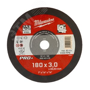 Диск отрезной SC 41/180x3 мм 1шт. (4932451493) - Milwaukee