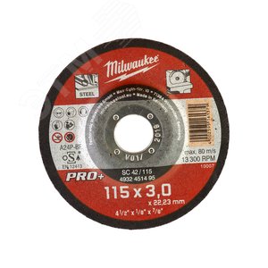 Диск отрезной SCS 42/115х3 PRO+ 1шт (4932451495) - Milwaukee