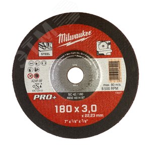 Диск отрезной SCS 42/180х3 PRO+ 1шт (4932451497) - Milwaukee