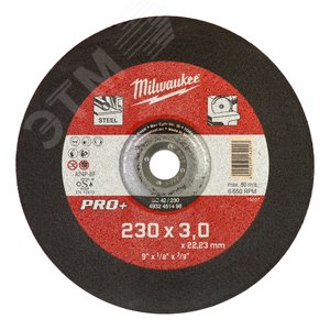 Диск отрезной SCS 42/230х3 PRO+ 1шт (4932451498) - Milwaukee