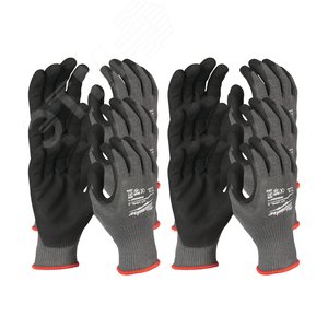 Перчатки защитные Cut level (Кат Левел) 5/E, M/8 (12 пар) - Milwaukee
