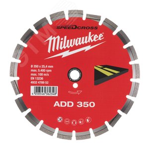 Диск алмазный ADD 350 (4932478952) - Milwaukee
