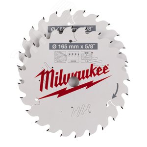 Набор пильных дисков 165 мм 24T/24T (упаковка - 2 шт.) (4932479836) - Milwaukee