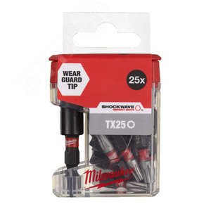 Насадка Milwaukee TX2 25мм (упаковка - 25 шт.) (дисплей - 5 шт.) (4932479858) - Milwaukee