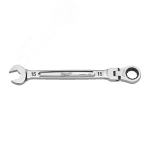 Ключ комбинированный MAX BITE с трещоткой и шарниром - 15 мм (4932480188) - Milwaukee