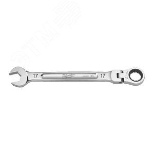 Ключ комбинированный MAX BITE с трещоткой и шарниром - 17 мм (4932480190) - Milwaukee