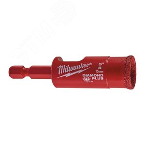 Сверло корончатое Diamond Plus 15 мм (49560513) - Milwaukee