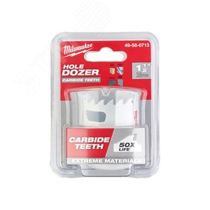 Коронка биметаллическая HOLEDOZER CARBIDE 41мм (49560714) - Milwaukee
