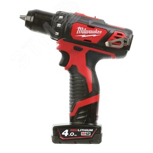 Дрель-шуруповерт аккумуляторная M12BDD-402С (Li-Ion4Ач) (4933441925) - Milwaukee