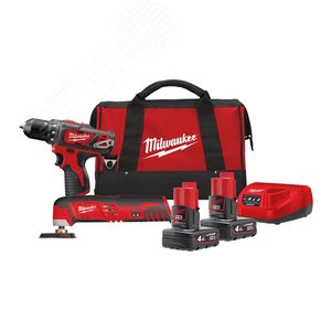 Набор инструментов М12 ВPP2D-402В (Li-Ion4Ач) (4933441250) - Milwaukee