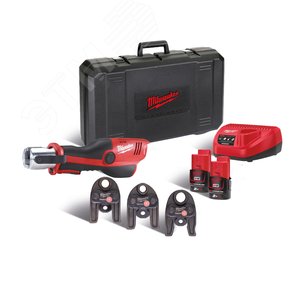 Пресс-инструмент аккумуляторный M12 HPT-202C TH-KIT (Li-Ion2Ач) (4933443105) - Milwaukee