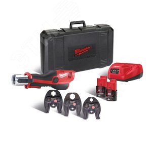 Пресс-инструмент аккумуляторный M12 HPT-202C V-KIT (Li-Ion2Ач) (4933443100) - Milwaukee
