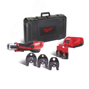 Пресс-инструмент аккумуляторный M12HPT-202C V-SET2 PRESSTOOL IN2 (4933459382) - Milwaukee