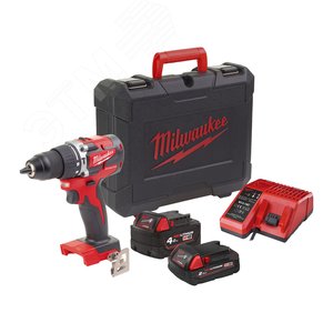 Дрель-шуруповерт аккумуляторная M18CBLPD-422X - Milwaukee