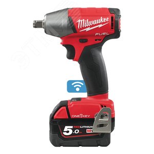 Гайковерт аккумуляторный M18 ONEIWF12-502X FUEL ONE-KEY (Li-Ion5Ач) (4933451374) - Milwaukee