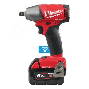 Гайковерт аккумуляторный M18 ONEIWP12-502X FUEL ONE-KEY (Li-Ion5Ач) (4933451372) - Milwaukee