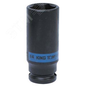 Головка торцевая ударная глубокая шестигранная 1/2', 24 мм - King Tony
