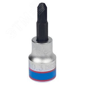 Насадка (бита) торцевая 3/8‘, Phillips, PH3, L = 50 мм (302103) - King Tony