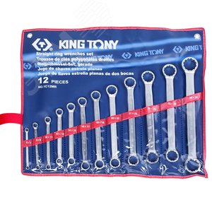 Набор накидных ключей, 6-32 мм 12 предметов (1C12MR) - King Tony
