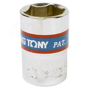 Головка торцевая стандартная шестигранная 3/8', 13 мм - King Tony