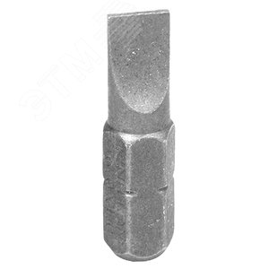 Вставка (бита) торцевая 1/4', Slotted, 6х1.0 мм, L = 25 мм - King Tony