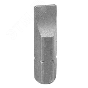 Вставка (бита) торцевая 1/4', Slotted, 7х1.2 мм, L = 25 мм - King Tony