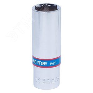 Головка торцевая глубокая шестигранная 3/8', 16 мм - King Tony