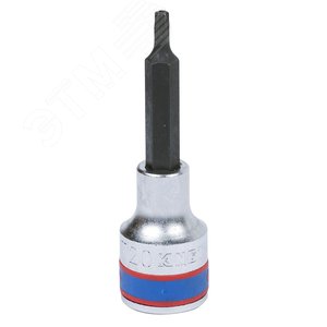 Насадка (бита) торцевая 1/2‘, TORX, T20, L = 80 мм, с отверстием (403720) - King Tony