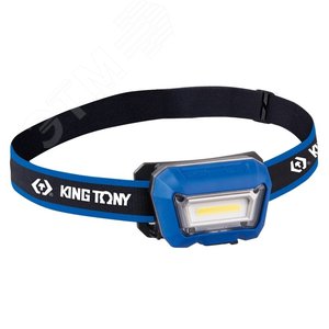 Фонарь светодиодный, налобный, 1 Led COB, 3,7 В - King Tony