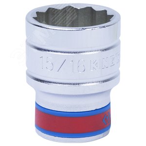 Головка торцевая стандартная двенадцатигранная 1/2', 15/16', дюймовая - King Tony