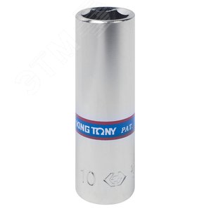 Головка торцевая глубокая шестигранная 1/4', 10 мм - King Tony