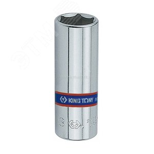 Головка торцевая глубокая шестигранная 1/4', 9 мм - King Tony