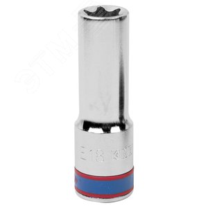 Головка торцевая TORX Е-стандарт 1/2', E18, L = 77 мм - King Tony