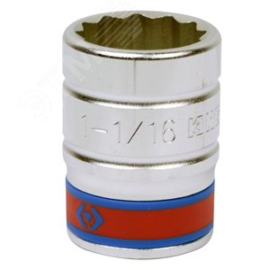Головка торцевая стандартная двенадцатигранная 3/4', 1&1/16', дюймовая - King Tony