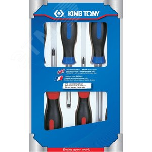 Набор отверток, 6 предметов - King Tony