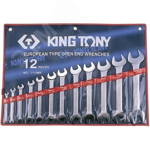 Набор рожковых ключей, 6-32 мм, 12 предметов - King Tony