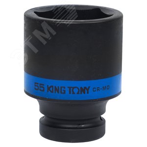 Головка торцевая ударная глубокая шестигранная 1', 55 мм - King Tony
