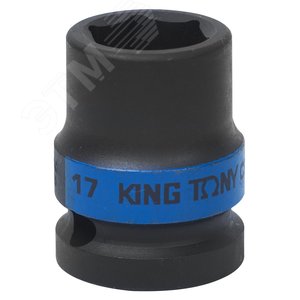 Головка торцевая ударная шестигранная 1/2', 17 мм - King Tony