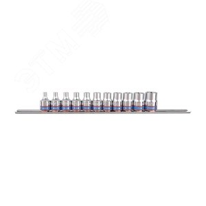 Набор торцевых головок 3/8', TORX Е-стандарт, E4-E18, 11 предметов - King Tony