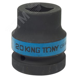 Головка торцевая ударная четырехгранная 1', 20 мм, футорочная - King Tony