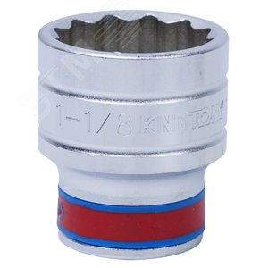 Головка торцевая стандартная двенадцатигранная 1/2', 1&1/8', дюймовая - King Tony